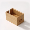 Caja de pañuelos Hotel Bamboo Caja de tejido de madera